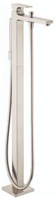 Hansgrohe Metropol Brushed Nickel Freestanding Tub Filler Trim with Lever Handle and Handshower-0