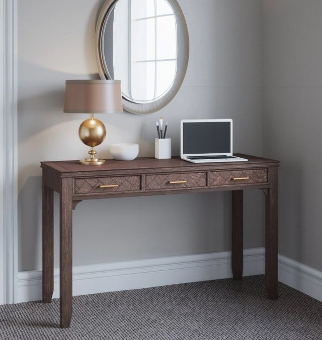 Jofran Inc. Gramercy Dark Chevron Power Desk-1