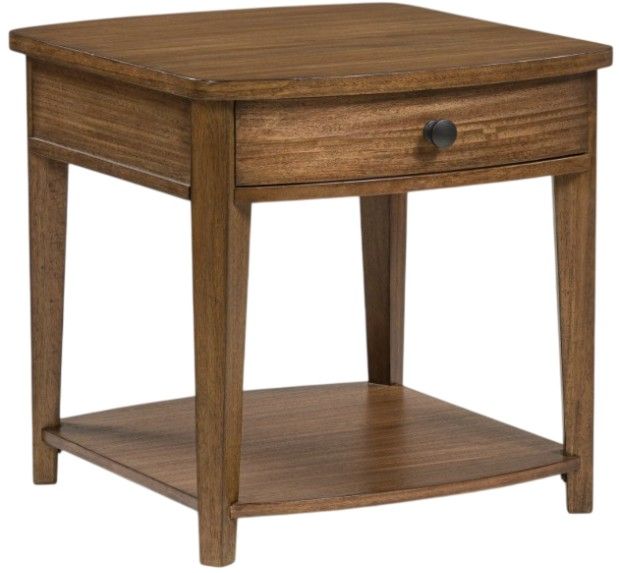 Signature Design by Ashley® Burkbyer Brown Rectangular End Table-0