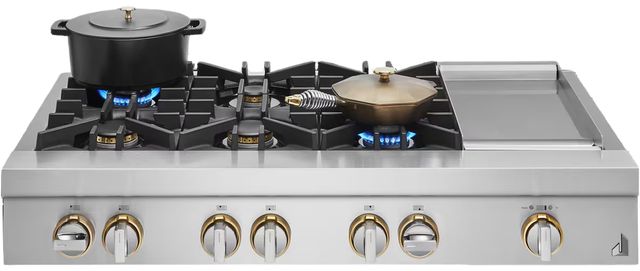JennAir® RISE™ 48" Stainless Steel Natural Gas Rangetop-2