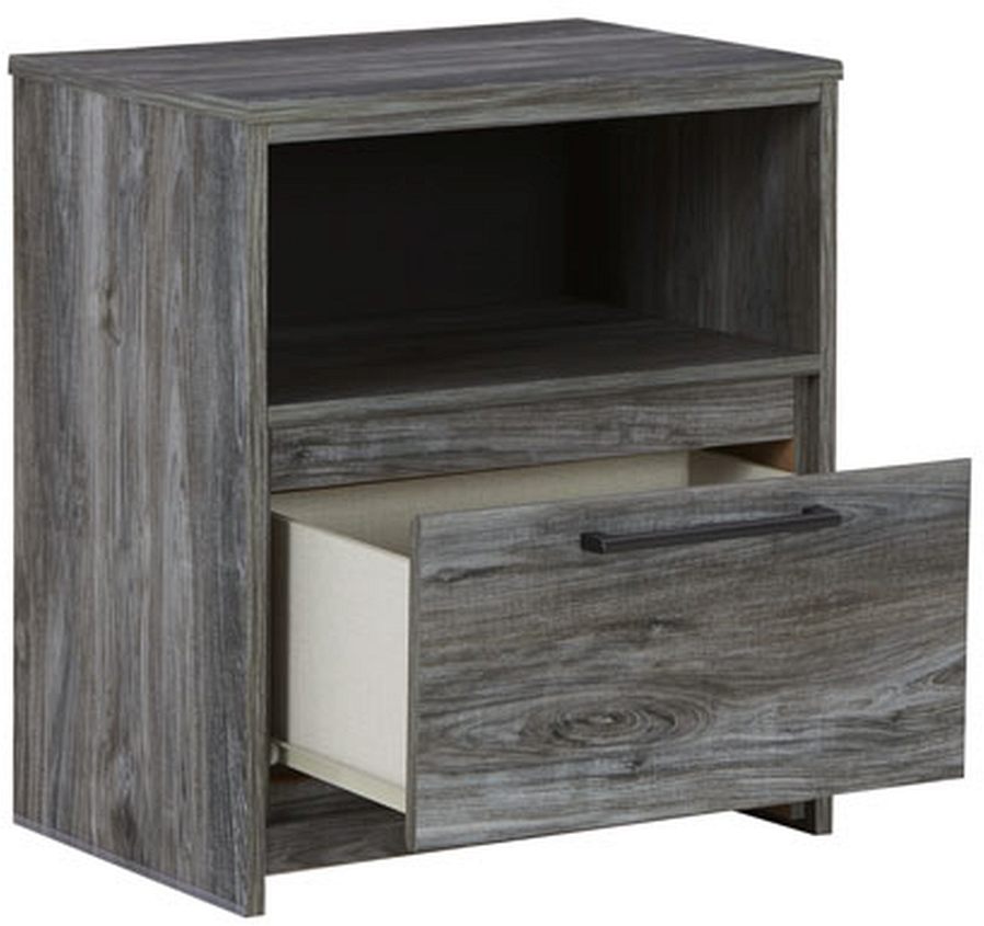 Signature Design by Ashley Baystorm Gray Nightstand - Thumbnail 4