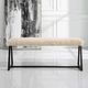 Uttermost® Taupo Beige Bench-1