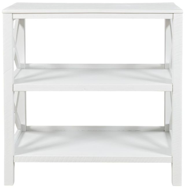 Jofran Inc. Global Archive Bridgehampton White Bookcase-1