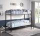 Homelegance® Lunar Dark Bronze Twin/Twin Bunk Bed-1