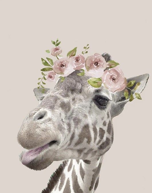 Classy Art Peek A Boo Giraffe I by Nan Wall Art-0