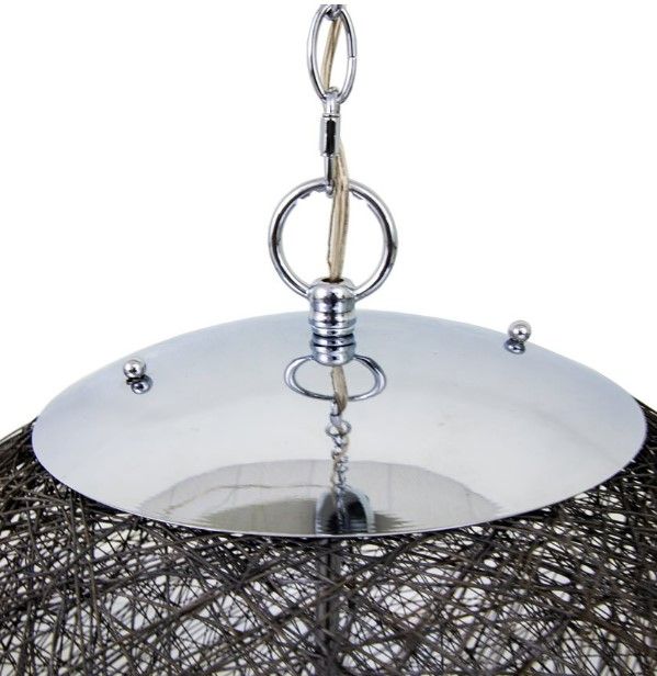 YHD Black/Chrome 3-Light Chandelier-4