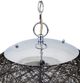 YHD Black/Chrome 3-Light Chandelier-4