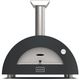 Alfa Moderno 2 Pizze 38" Anthracite Grey Wood Pizza Oven-0