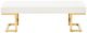 Michael Amini® Belmont Place Bright Gold Bed Bench -2