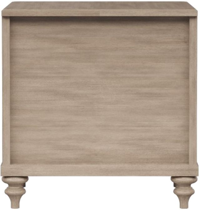 Bernards Citrus Heights Brown 3-Drawer Nightstand-3