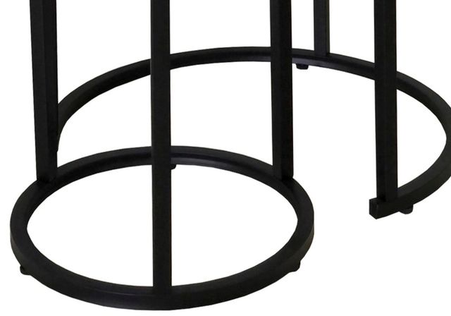 Signature Design by Ashley® Briarsboro 2-Piece White Accent Tables with Black Base-2