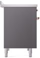 Ilve® Nostalgie II Series 40" Graphite Matte Pro Style Induction Range-3