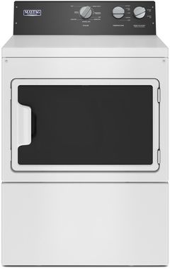 Maytag® Commercial 7.4 Cu. Ft. White Front Load Gas Dryer