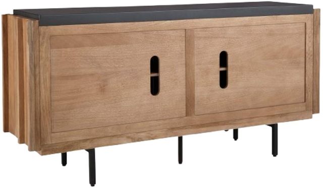 Signature Design by Ashley® Quintavious Brown/Charcoal Accent Cabinet-3