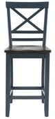 Powell® Laurel 2-Piece Blue Counter Stool Set-3