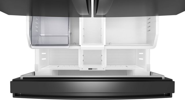 Whirlpool® 36" 29.6 Cu. Ft. Fingerprint Resistant Black Stainless Steel French Door Refrigerator with Dual Ice Makers -2