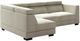 Luonto® Furniture Halti 2-Piece Atlantic/Walnut Full XL Sleeper Sectional and Left-Arm Facing Chaise-2