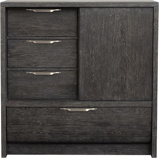 Magnussen Home® Kinsley Black Heron Sliding Door Chest-3