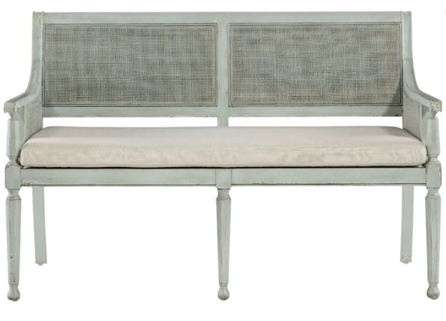 Hooker® Furniture Charleston Haint Blue/Oyster Bench-2