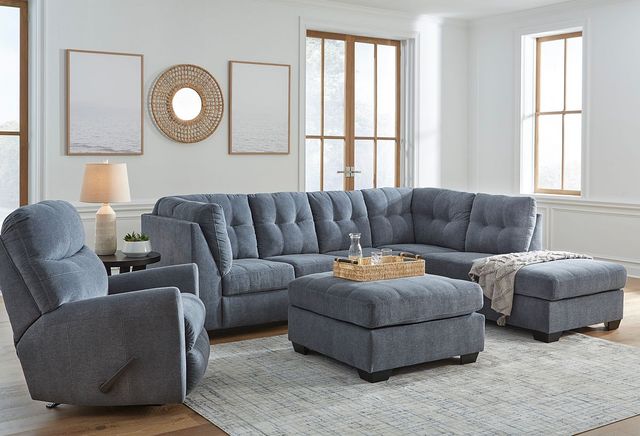Signature Design by Ashley® Marleton Denim Oversized Accent Ottoman-4