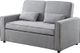 Titus Furniture Grey Sofa Bed-1