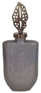 A & B Home Silver Lidded Bottle -1