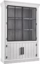Universal Explore Home™ Modern Farmhouse Huntley Rustic Oak Display Cabinet-0