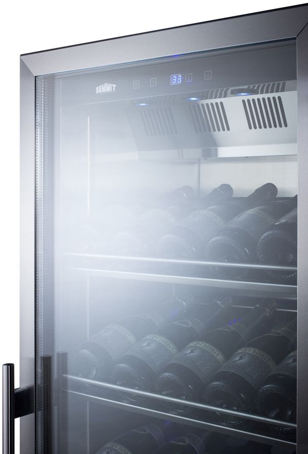 Summit® Commercial Series 12.6 Cu. Ft. Stainless Steel Wine Cooler-3