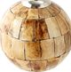 A & B Home Randolph 3-Piece Chrome Bone Finials Set-5