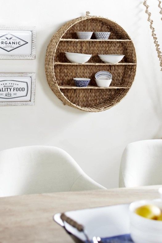 Deco Marche Brown Round 3-Shelves Wall Shelf-3
