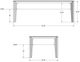 Amisco Customizable Fabiola 84" Rectangular Dining Table with 1.5" Solid Ash Top-2