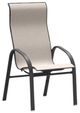Homecrest™ Outdoor Living Customizable Stella Aluminum/Fabric Outdoor Sling High Back Dining Arm Chair -0