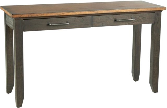 Steve Silver Co. Bear Creek Caramel Sofa Table with Sable Base-0