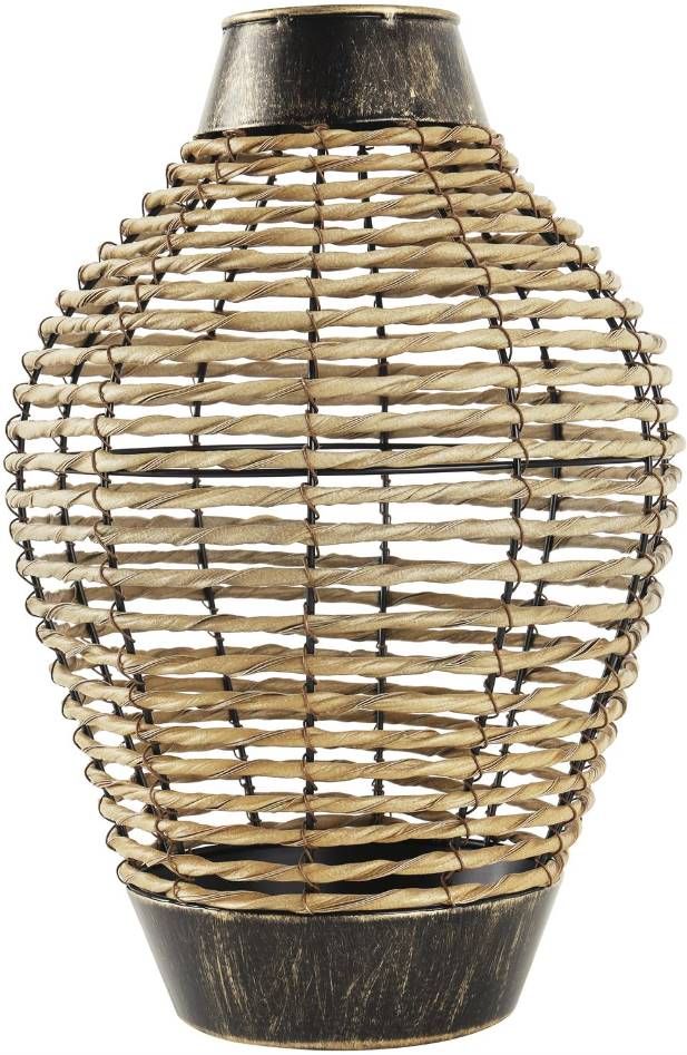 Deco Marche Brown/Bronze Open Frame Twisted Vase-0