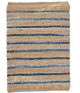 A & B Home Blue/Brown 2.5'x4' Rug with Shuttle Weave Durrie-0