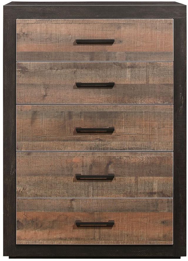 Mazin Furniture Miter Dark Ebony Chest-1