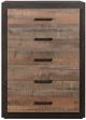 Mazin Furniture Miter Dark Ebony Chest-1