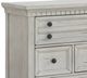 Elements International McCoy Antique White Dresser and Mirror-3