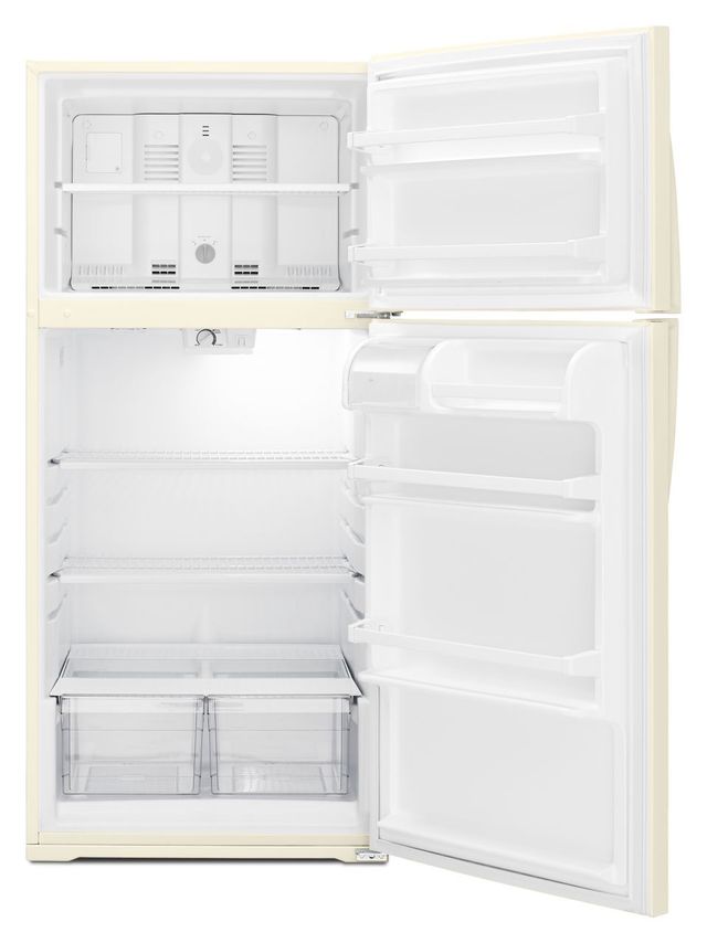 Whirlpool® 28 in. 14.3 Cu. Ft. Biscuit-on-Biscuit Top Freezer Refrigerator-1