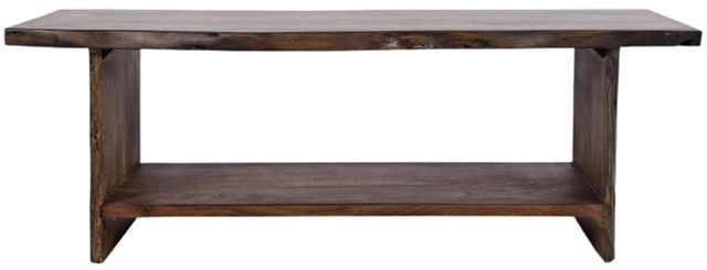 Jofran Inc. Global Archive Cooper Light Chestnut Storage Bench-2