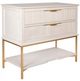 Ella Home Kim Antique White End Side Table-0