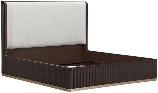Michael Amini® West Kensington Medium Espresso Eastern King Bed-3