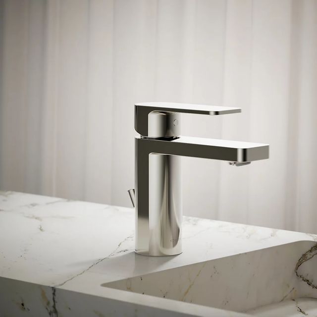 KOHLER® Parallel® Vibrant Polished Nickel 1.0 GM Single-Handle Bathroom Sink Faucet-3