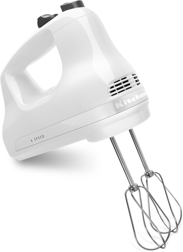 KitchenAid® White Hand Mixer-1