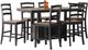 Signature Design by Ashley® Wildenauer 7-Piece Brown/Black Counter Height Dining Table Set-0