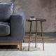 Classic Home Halley Black/Brown Accent Table -2