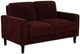 Coaster® Ruth Rust Red Upholstered Loveseat-0