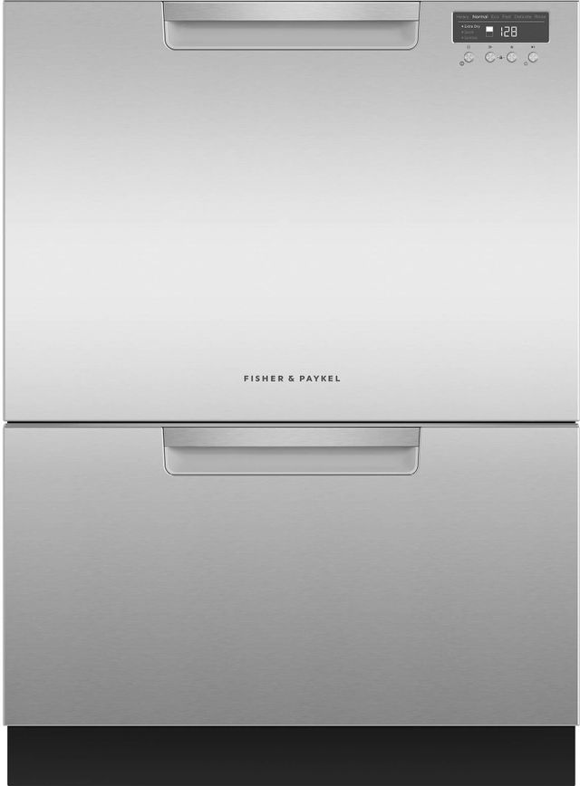 Fisher & Paykel Series 7 24" Stainless Steel Double DishDrawer™ Dishwasher-0