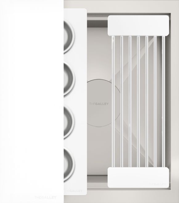 The Galley® Designer White Resin Ideal BarStation® 18C with Three Tool Bar Kit-0