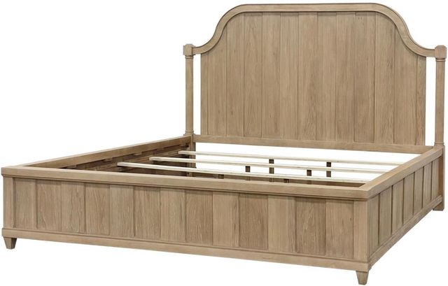 Bernards Tarrington Cashew King Planked Panel Bed-3